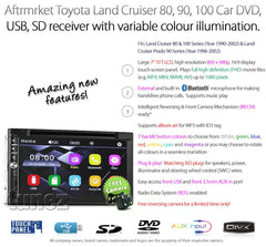 NEW Car DVD Player MP3 For Toyota Land Cruiser Prado 80 90 100 Radio Stereo MP4