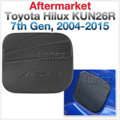 Matte Matt Black Fuel Petrol Gas Tank Door Cover For Toyota Hilux TRD KUN26