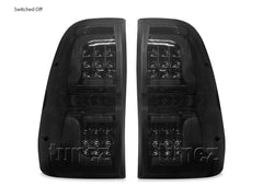 NEW Smoke LED Tail Rear Lamp Lights For Toyota Hilux 2015-2019 2020 GUN SR5 SR