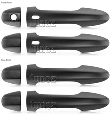 Matt Black Keyless Smart Key Door Handle Cover For Toyota Hilux 2018 2019 2020 Matt Black Keyless Smart Key Door Handle Cover For Toyota Hilux 2018 2019 2020