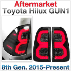 NEW 2021 Smoke LED Tail Light Rear Lamp For Toyota Hilux 2015-2020 SR SR5