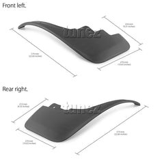 Front Rear Mud Flap Splash Guard For Isuzu D-Max DMax RG 2020 2021 2022 Front Rear Mud Flap Splash Guard For Isuzu D-Max DMax RG 2020 2021 2022