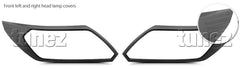 Front Tail Rear Light Lamp Cover Black Holden Colorado RG MK2 2016-2019 Car
