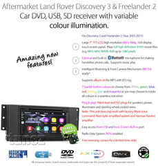 Car DVD Player Land Rover Discovery 3 Disco Stereo Radio USB CD MP3 Head Unit