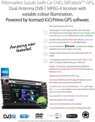 8" Suzuki Swift Car DVD Player GPS Digital TV DVB-T Head Unit Stereo Radio CD