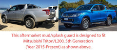 Front Rear Mud Flap Mudflap Splash Guard Set Mitsubishi Triton 2015 2016 2017