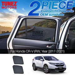 Custom Magnetic Sun Shade Rear Door Car Window For Honda CR-V CRV RW 2017-2020