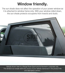 Custom Magnetic Sun Shade Rear Door Car Window Mitsubishi Outlander ZJ 2012-2020 Custom Magnetic Sun Shade Rear Door Car Window Mitsubishi Outlander ZJ 2012-2020