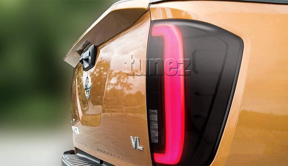 Tail Lights Rear Lamp LED Smoked For Nissan Navara NP300 D23 Series DX RX ST ST-X SL Visia Acenta Acenta+ N-Connecta Tekna Truck Pickup Full COB LED Replacement 2015 2016 2017 2018 2019 2020