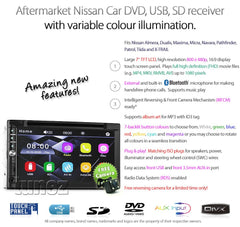 7" Car DVD MP3 Player Head Unit Stereo MP4 For Nissan Navara 2007-2015 D40