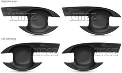 4x Door Handle Cup Guard Cover Matt Matte Black Isuzu D-Max RT50 RT85