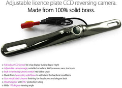 Car Rear License Plate CCD Reverse View Parking Camera Gun Metal Black Chrome Backup Cameras Car Rear License Plate CCD Reverse View Parking Camera Gun Metal Black Chrome Backup Cameras