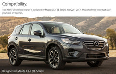 Inbay Qi Wireless Charger Car Console Storage Mat For Mazda CX-5 KE 2011-2017 Inbay Qi Wireless Charger Car Console Storage Mat For Mazda CX-5 KE 2011-2017