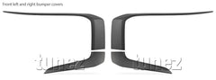 Bumper Chrome Cover Guard For Mitisubishi Triton MR 2019-2021 Matt Black