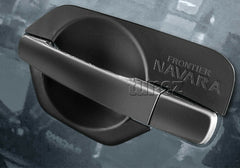 4x Door Handle Cup Guard Cover Matt Black For Nissan Navara D40 2005-2015 4x Door Handle Cup Guard Cover Matt Black For Nissan Navara D40 2005-2015