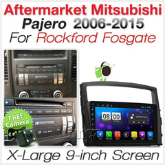 9" Android MP3 Car GPS Player Mitsubishi Pajero 2006-2015 Stereo Rockford Radio