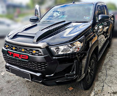 Black Headlight Head Light Lamp Cover Front For Toyota Hilux Mk3 2021 2022 SR Black Headlight Head Light Lamp Cover Front For Toyota Hilux Mk3 2021 2022 SR