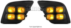 DRL Daytime Running Light Bezel Turn Signal for Toyota Hilux 8th Generation AN120 AN130 New Pair LED Fog Lamp 2-In-1 SR SR5 Workmate 2015-2018 DRL Daytime Running Light Bezel Turn Signal for Toyota Hilux 8th Generation AN120 AN130 New Pair LED Fog Lamp 2-In-1 SR SR5 Workmate 2015-2018
