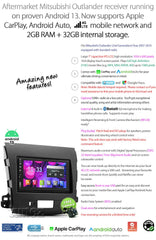 Android Car Player For Mitsubishi Outlander MP3 Stereo Radio USB Fascia Kit MP4