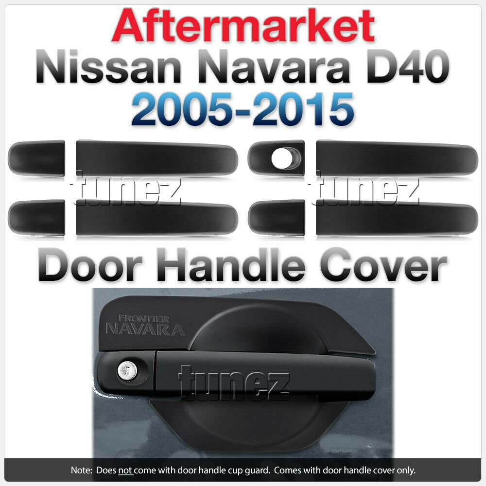 Matt Black Remote Key Door Handle Cover Guard For Nissan Navara D40 2005-2015 Matt Black Remote Key Door Handle Cover Guard For Nissan Navara D40 2005-2015