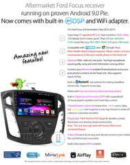 9" Android MP3 Car Player For Ford Focus MK3 LW LZ 2012-2017 GPS Stereo Radio
