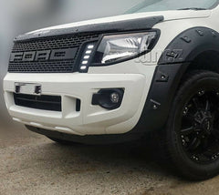 Matte Black Front Tail Rear Light Lamp Cover Ford Ranger T6 Wildtrak 2011-2014 Matte Black Front Tail Rear Light Lamp Cover Ford Ranger T6 Wildtrak 2011-2014