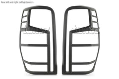 Matte Black Front Rear Tail Light Lamp Covers For Mitsubishi Triton MR 2019 2020 Matte Black Front Rear Tail Light Lamp Covers For Mitsubishi Triton MR 2019 2020