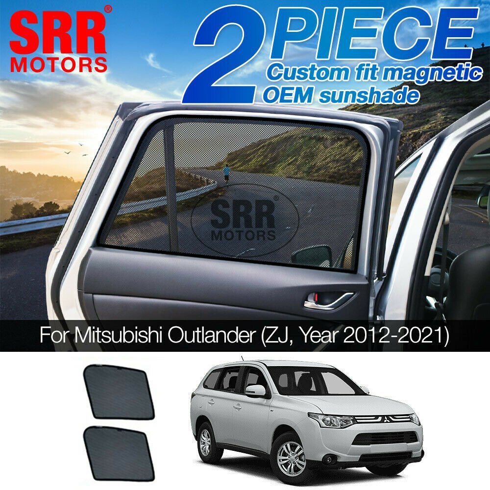 Custom Magnetic Sun Shade Rear Door Car Window Mitsubishi Outlander ZJ 2012-2020 Custom Magnetic Sun Shade Rear Door Car Window Mitsubishi Outlander ZJ 2012-2020