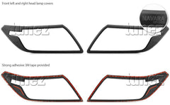 Front Tail Rear Light Lamp Cover Black For Nissan Navara NP300 D23 2015-2019 Front Tail Rear Light Lamp Cover Black For Nissan Navara NP300 D23 2015-2019