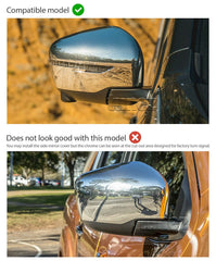 Matte Mat Black Edition Side Mirror Cover For Nissan Navara NP300 D23 STX Matte Mat Black Edition Side Mirror Cover For Nissan Navara NP300 D23 STX