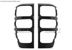 Matte Black Front Tail Rear Light Lamp Cover Ford Ranger T6 Wildtrak 2011-2014 Matte Black Front Tail Rear Light Lamp Cover Ford Ranger T6 Wildtrak 2011-2014
