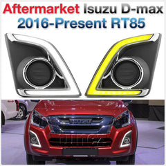 LED Daytime Running Light DRL Isuzu D-Max 2017 RT85 Kit Fog Lamp Car Foglight