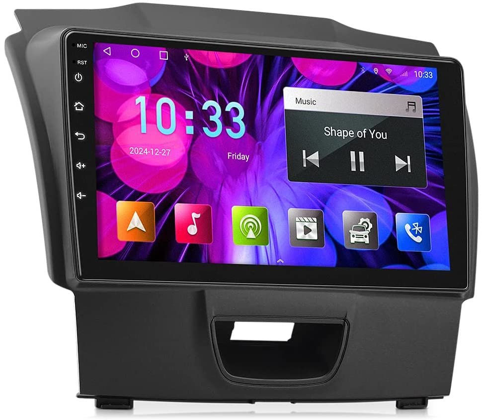 9 Inch Android Car Audio Compatible with Isuzu D-Max DMax Year 2012-2019 MP3 MP4 GPS USB Player RT50 RT85 Stereo Radio Head Unit Fascia 1080p MU-X MUX 9 Inch Android Car Audio Compatible with Isuzu D-Max DMax Year 2012-2019 MP3 MP4 GPS USB Player RT50 RT85 Stereo Radio Head Unit Fascia 1080p MU-X MUX
