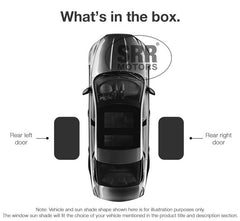 Custom Magnetic Sun Shade Rear Door Car Window For Toyota C-HR CHR 2017-2021 Custom Magnetic Sun Shade Rear Door Car Window For Toyota C-HR CHR 2017-2021