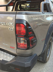 Front Tail Rear Light Lamp Cover For Toyota Hilux 2016 2017 2018 Black Eyelid Front Tail Rear Light Lamp Cover For Toyota Hilux 2016 2017 2018 Black Eyelid