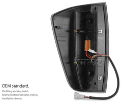 Animated Sequential LED Tail Lights For Navara NP300 D23 Rear Lamp Retro Animated Sequential LED Tail Lights For Navara NP300 D23 Rear Lamp Retro