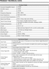 Nakamichi NDST500A Car Stereo Digital Signal Processing Power Car Amplifier DSP 6 Channels High 12 Channels Low Level Input External Bluetooth Optical Coaxial Nakamichi NDST500A Car Stereo Digital Signal Processing Power Car Amplifier DSP 6 Channels High 12 Channels Low Level Input External Bluetooth Optical Coaxial