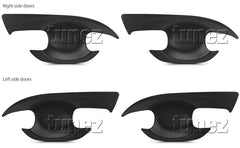 4x Door Handle Cup Guard Cover Matt Black For Nissan Navara NP300 D23 4x Door Handle Cup Guard Cover Matt Black For Nissan Navara NP300 D23