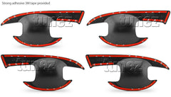 4x Door Handle Cup Guard Cover Matt Black For Mitsubishi Triton MQ MR 4x Door Handle Cup Guard Cover Matt Black For Mitsubishi Triton MQ MR