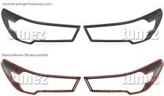 Headlight Head Light Lamp Cover For Toyota Hilux Mk3 2020 2021 2022 SR5 Rogue Headlight Head Light Lamp Cover For Toyota Hilux Mk3 2020 2021 2022 SR5 Rogue