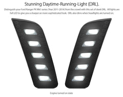 Daytime Running Light DRL For Ford Ranger T6 PX MK1 2011-2014 Bar Pair White LED
