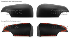 Ford Ranger T6 PX MK1 MK2 MK3 2012-2020 Matte Black Side Mirror Lamp Cover