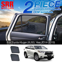 Custom Magnetic Sun Shade Rear Door Car Window For Toyota Kluger XU50 2014-2019