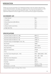 Nakamichi NGO-A80.2 Car Stereo Amplifier 960 Watts Maximum Power Nakamichi NGO-A80.2 Car Stereo Amplifier 960 Watts Maximum Power
