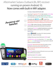 9" Android Car Player MP3 For Subaru Outback BL BP 2003-2009 Stereo Radio Fascia