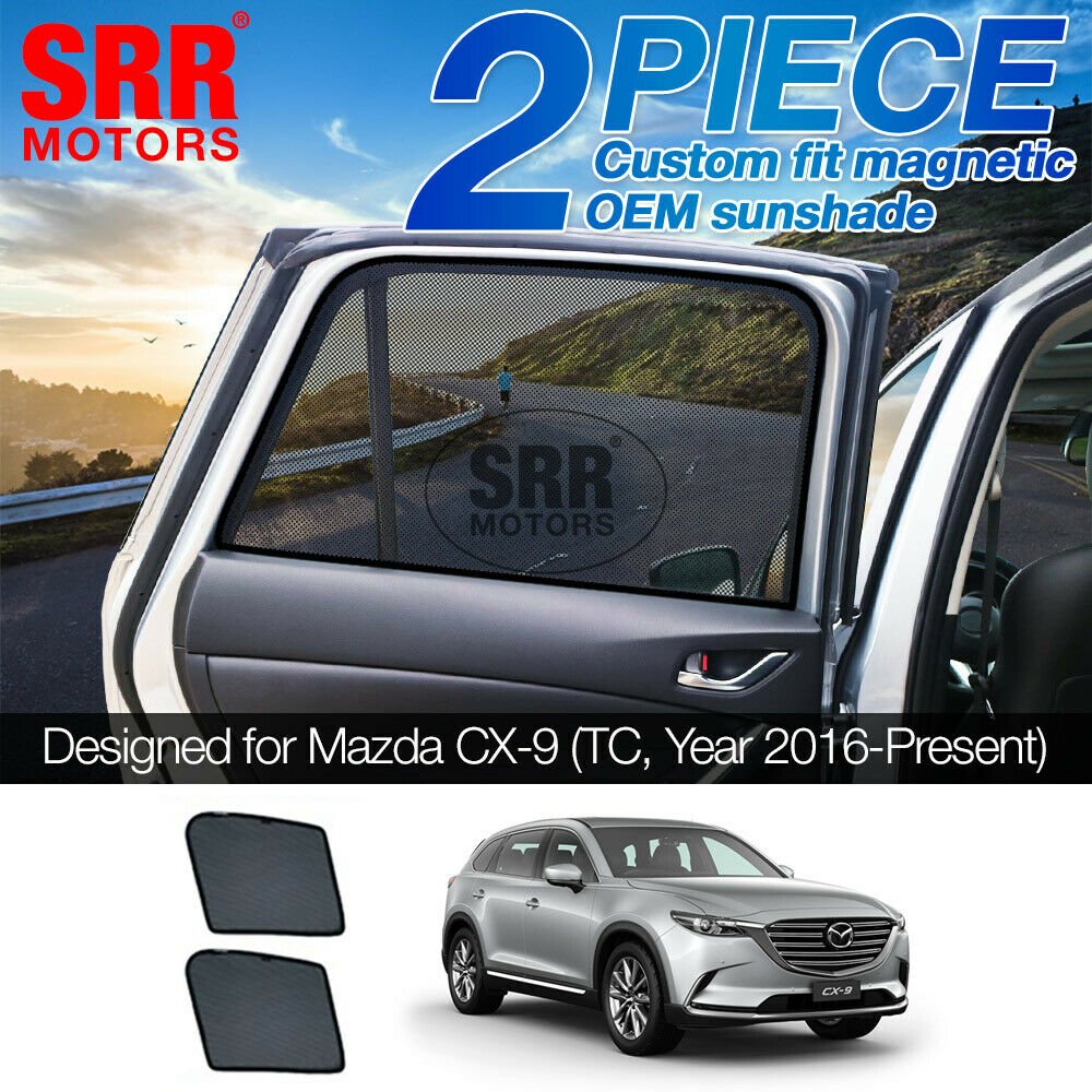 Custom Magnetic Sun Shade Rear Door Car Window For Mazda CX-9 CX9 TC 2016-2020 Custom Magnetic Sun Shade Rear Door Car Window For Mazda CX-9 CX9 TC 2016-2020