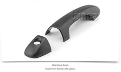 Matt Black Manual Remote Key Door Handle Cover For Toyota Hilux 2016 2017