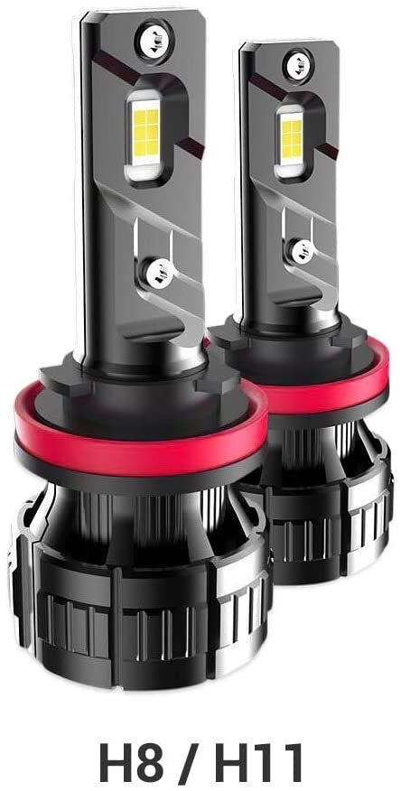 H11 LED Headlight Bulbs 60W Halogen Replacement Low Beam 6500K White IP68 H11 LED Headlight Bulbs 60W Halogen Replacement Low Beam 6500K White IP68