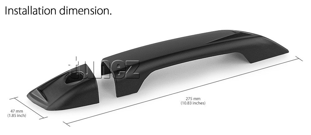 Black Door Handle Guard Cover Protector For Isuzu D-Max DMax RG 2021 2022