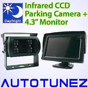 24v/12v CCD Reversing Camera Caravan Truck + 4.3" Monitor Backup Rear 24v/12v CCD Reversing Camera Caravan Truck + 4.3" Monitor Backup Rear